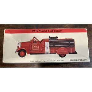 Rare Vintage 1939 Ward LaFrance Diecast Fire Truck 1/64 Reader's Digest